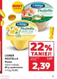 Pasta jajeczna Lisner