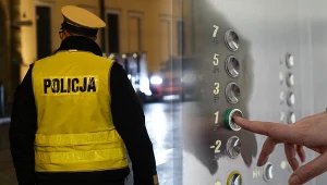 Łódź. Policjanci znaleźli kobietę, która kilkanaście godzin spędziła w uszkodzonej windzie