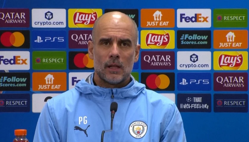 Pep Guardiola skupia się na meczu LM. "Nie rozmawialiśmy ani słowem o Manchesterze United”. WIDEO