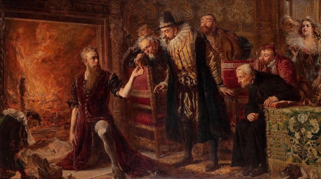 Alchemik Sędziwój i król Zygmunt III Waza