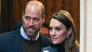 Książę William i księżna Kate w dniu wizyty u reprezentacji w curlingu