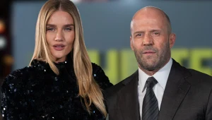 Rosie Huntington-Whiteley i jej partner, Jason Statham na premierze filmu "Shelter" w Londynie