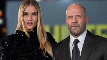 Rosie Huntington-Whiteley i jej partner, Jason Statham na premierze filmu "Shelter" w Londynie