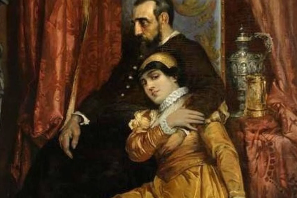 Zygmunt II August i Barbara Giżanka