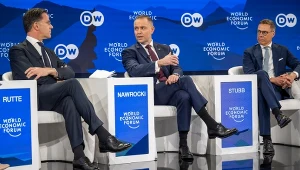 Nawrocki w Davos: Grenlandia nie odciąga uwagi od wojny w Ukrainie