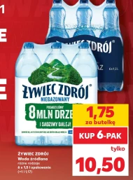 Woda źródlana Żywiec zdrój