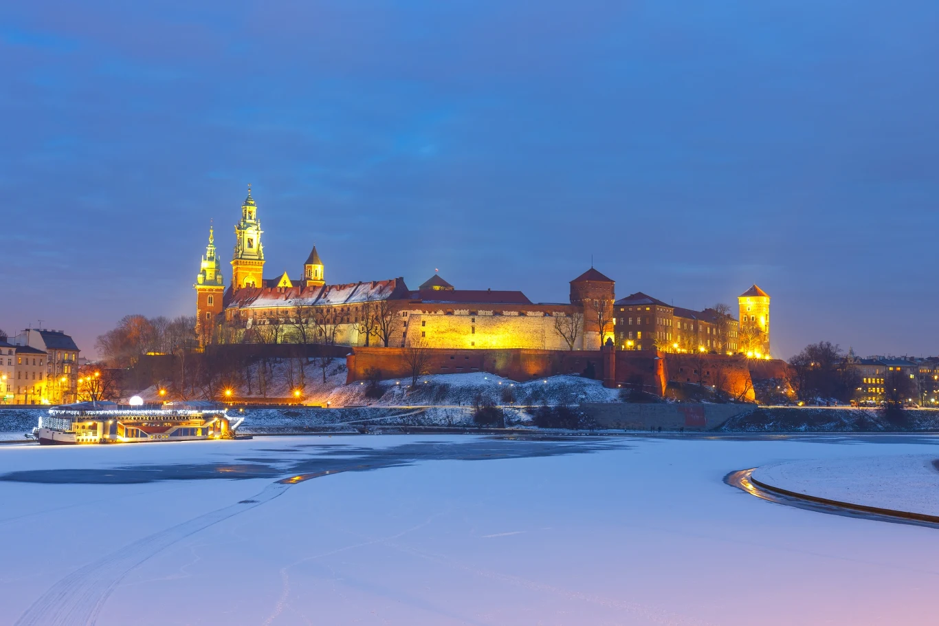 Wawel zachwyca szczególnie zimą