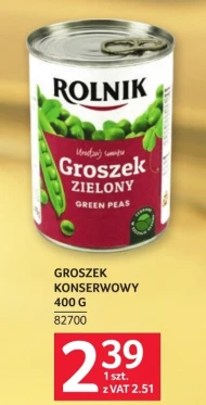 Groszek konserwowy Rolnik