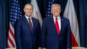 Davos. Karol Nawrocki spotkał się z prezydentem USA Donaldem Trumpem