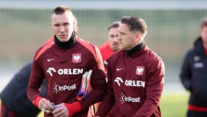 Łukasz Skorupski i Piotr Zieliński na zgrupowaniu reprezentacji Polski