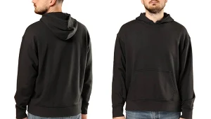 Bluza męska czarna z kapturem