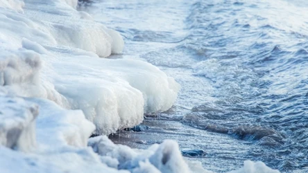 Zima nad Bałtykiem.