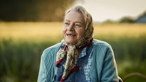 Anna Seniuk w scenie z filmu "Podlasie"