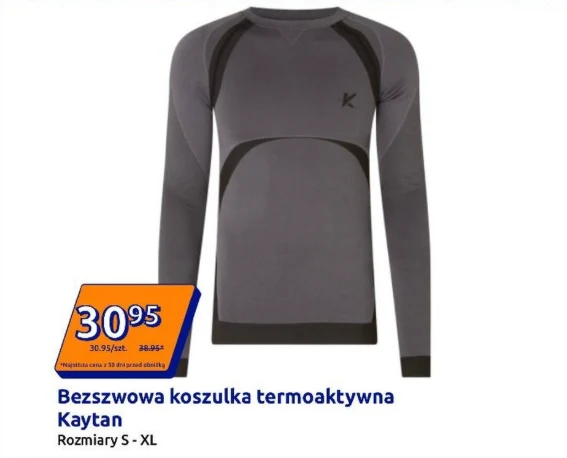 Bezszwowa koszulka termoaktywna Kaytan za 30,95 zł Bezszwowa koszulka termoaktywna Kaytan za 30,95 zł