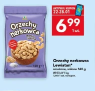 Orzechy nerkowca solone Lewiatan