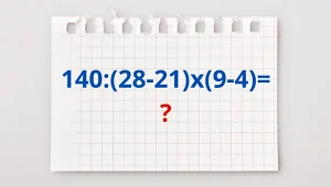 Ponad 90 proc. ludzi robi błąd w tym zadaniu. Wyliczysz bezbłędnie?