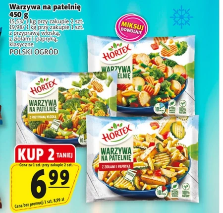 Овочі на сковорідці Hortex