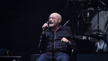 Phil Collins podczas jednego z ostatnich koncertów z Genesis - Nanterre (Francja), 17 marca 2022 r.