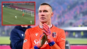 Fatalny błąd Łukasza Skorupskiego w meczu Ligi Europy