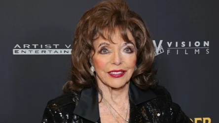 Joan Collins znów skradła całą uwagę. Gwiazda brylowała na premierze w cekinowej kurtce