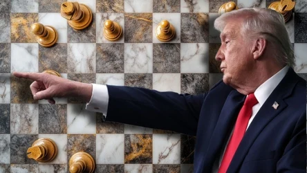 Tak trzeba rozmawiać z Donaldem Trumpem. Europa już wie, że bardziej opłaca się asertywność | kolaż: Jan Nalepa