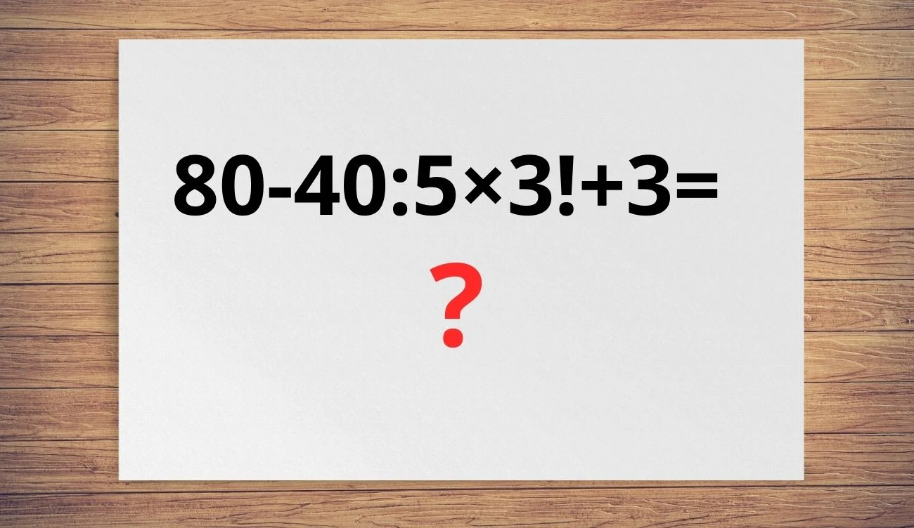 Odłóż kalkulator i spróbuj w pamięci rozwiązać zagadkę matematyczną Odłóż kalkulator i spróbuj w pamięci rozwiązać zagadkę matematyczną