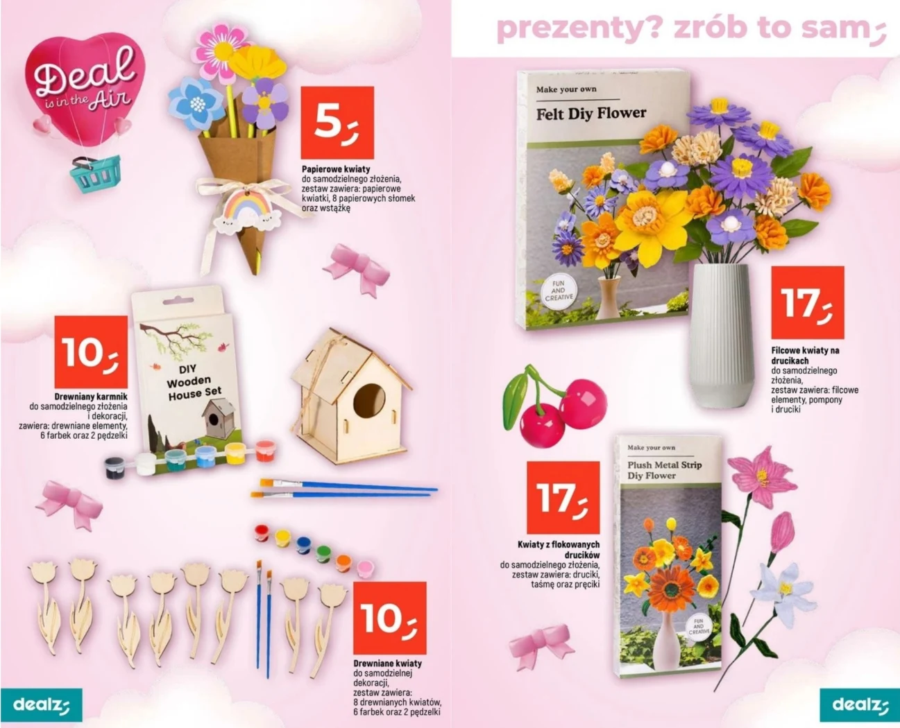Prezenty w stylu "zrób sam" - oferta walentynkowa w Dealz