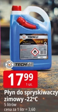 Зимова рідина для омивача вітрового скла Tech9