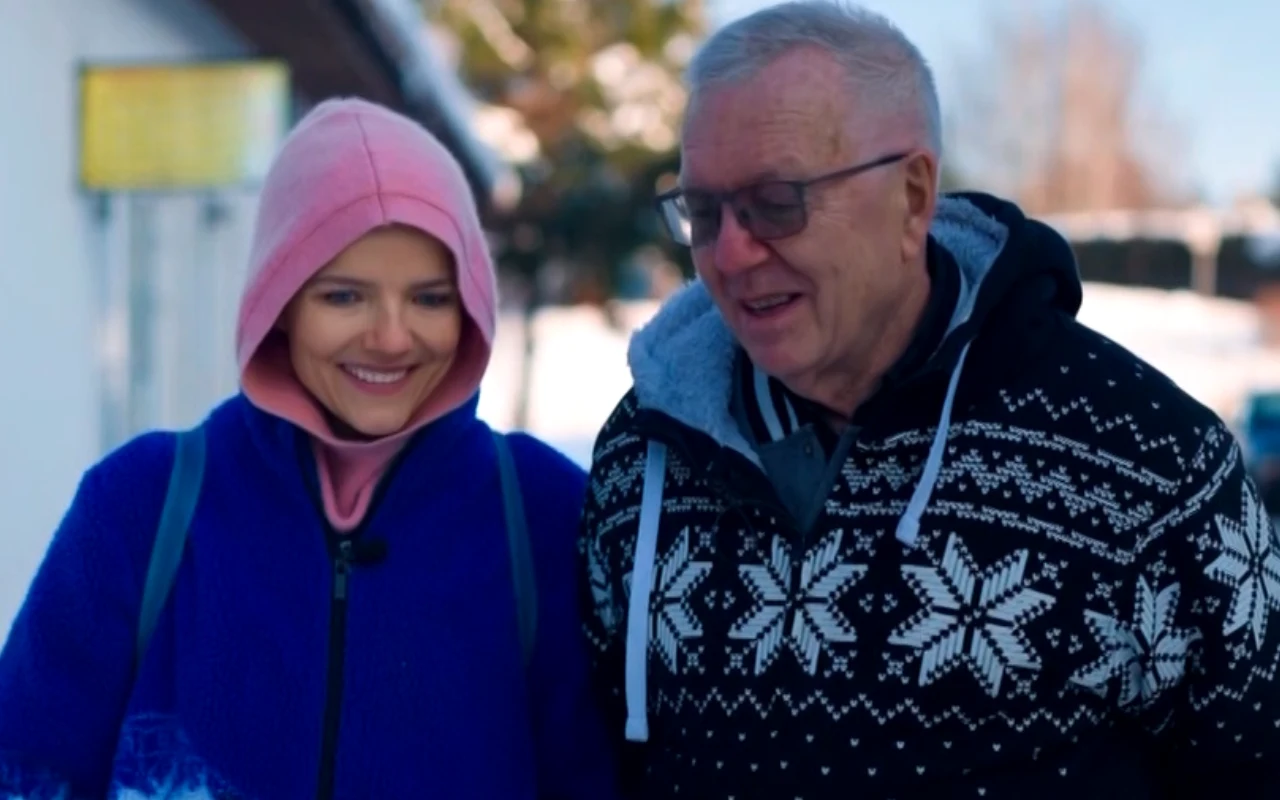 Joanna Jabłczyńska ze swoim tatą