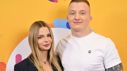  Iwo Baraniewski z partnerką, Kingą Bąk