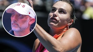 Aryna Sabalenka tłumaczyła podbite oko trenera