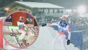 Dawidowi Kubackiemu groziła dyskwalifikacja, "Wadził się na belce"