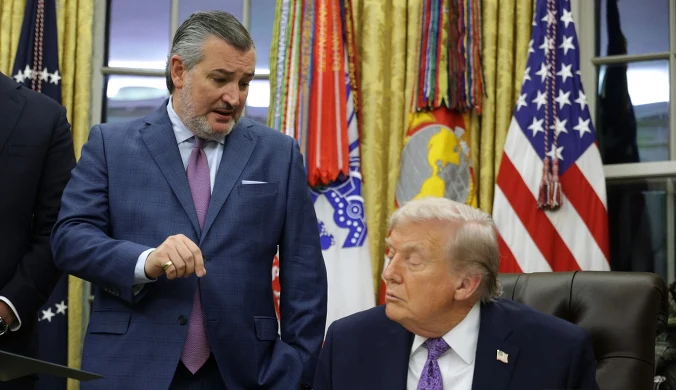 Senator Ted Cruz krytykuje politykę Donalda Trumpa