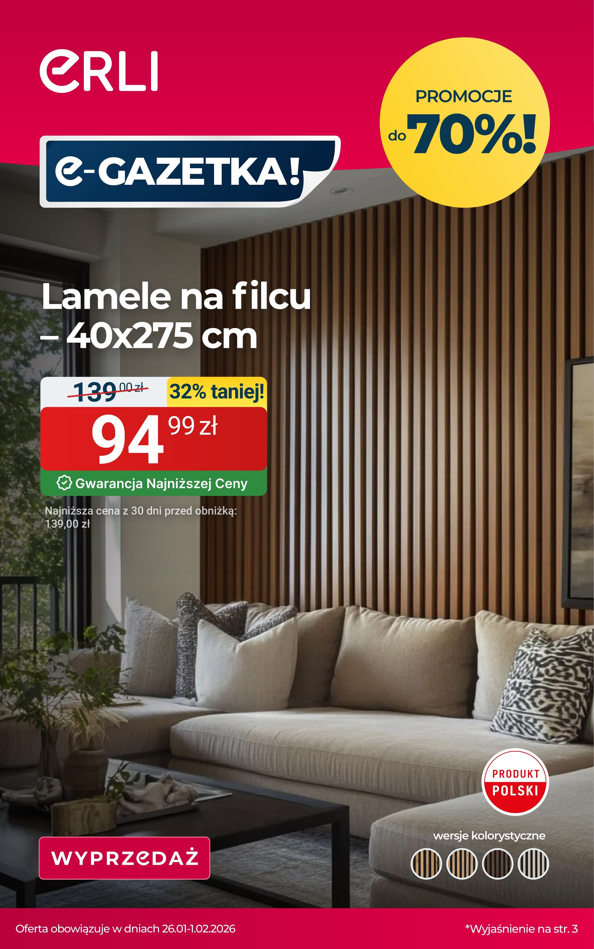 Erli ERLI Gazetka promocyjna 26.01-1.02 | Okazjum.pl