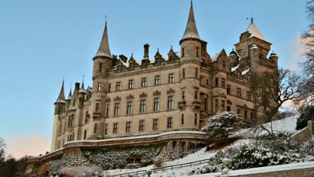 Co zostało sfilmowane w zamku Dunrobin?