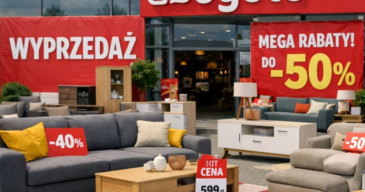 Agata Meble – wyprzedaż mebli do salonu