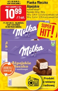 Mleczko alpejskie Milka