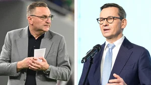 Czesław Michniewicz i Mateusz Morawiecki