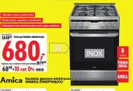 Kuchenka gazowo-elektryczna Amica