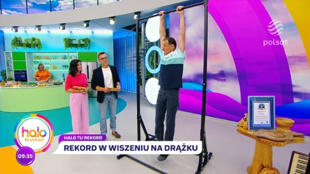 Józef Panuś pobił rekord Polski w zwisie na drążku