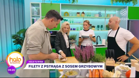 Zupa rybna Martina już gotowa. Teraz pora na pstrąga