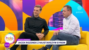 Adrian Rozenek to wykapany tata. W studio “halo tu polsat” pojawił się z tatą - Jackiem