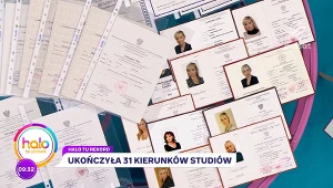 10 magisterek i 20 podyplomówek. Polska rekordzistka w studiowaniu gościnią “halo tu polsat”