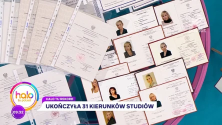 10 magisterek i 20 podyplomówek. Polska rekordzistka w studiowaniu gościnią “halo tu polsat”