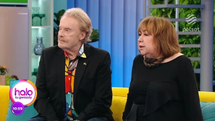 Daniel Olbrychski stanie przed ołtarzem? Do “halo tu polsat” zawitał wraz z żoną i pokazał ile potra