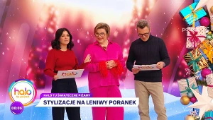 Świąteczne piżamy na serialowych "Policjantach" w pokazie Joli Czai