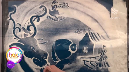 Malowanie sztucznym śniegiem