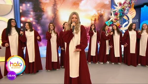 Chór gospel wprowadza widzów "halo tu polsat" w świąteczny nastrój