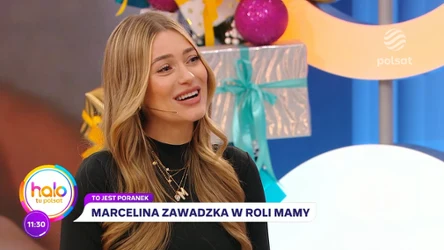 Marcelina Zawadzka w "halo tu polsat" po raz pierwszy po porodzie. Jak się czuje w nowej roli?