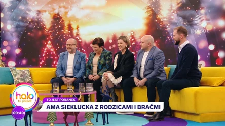 Ama Sieklucka z całą rodziną. Pierwsza taka rozmowa w historii